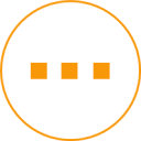 A yellow ellipsis inside a yellow circle, indicating a pending status.